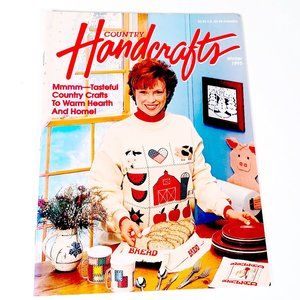 Country Handcrafts February March 1995 33 Various Craft Projects 68 Pages